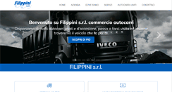 Desktop Screenshot of filippinisrl.com